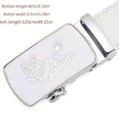 1pc Automatic Buckle Belt For Men