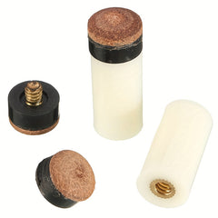 10pcs Pool Cue Caps Screw On Cue Tips Billiard Pool Stick Accessories