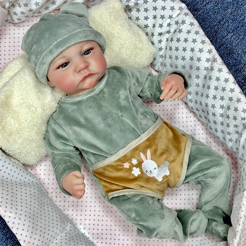72 cm Reborn Baby Doll with Open Eyes Soft Vinyl Toy Dolls