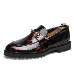 Women's PU Leather Loafers Stylish Softy Sole Low Top Shoes