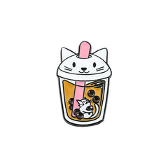Cat Series Brooch Enamel Pin Metal Badge Backpack Accessories