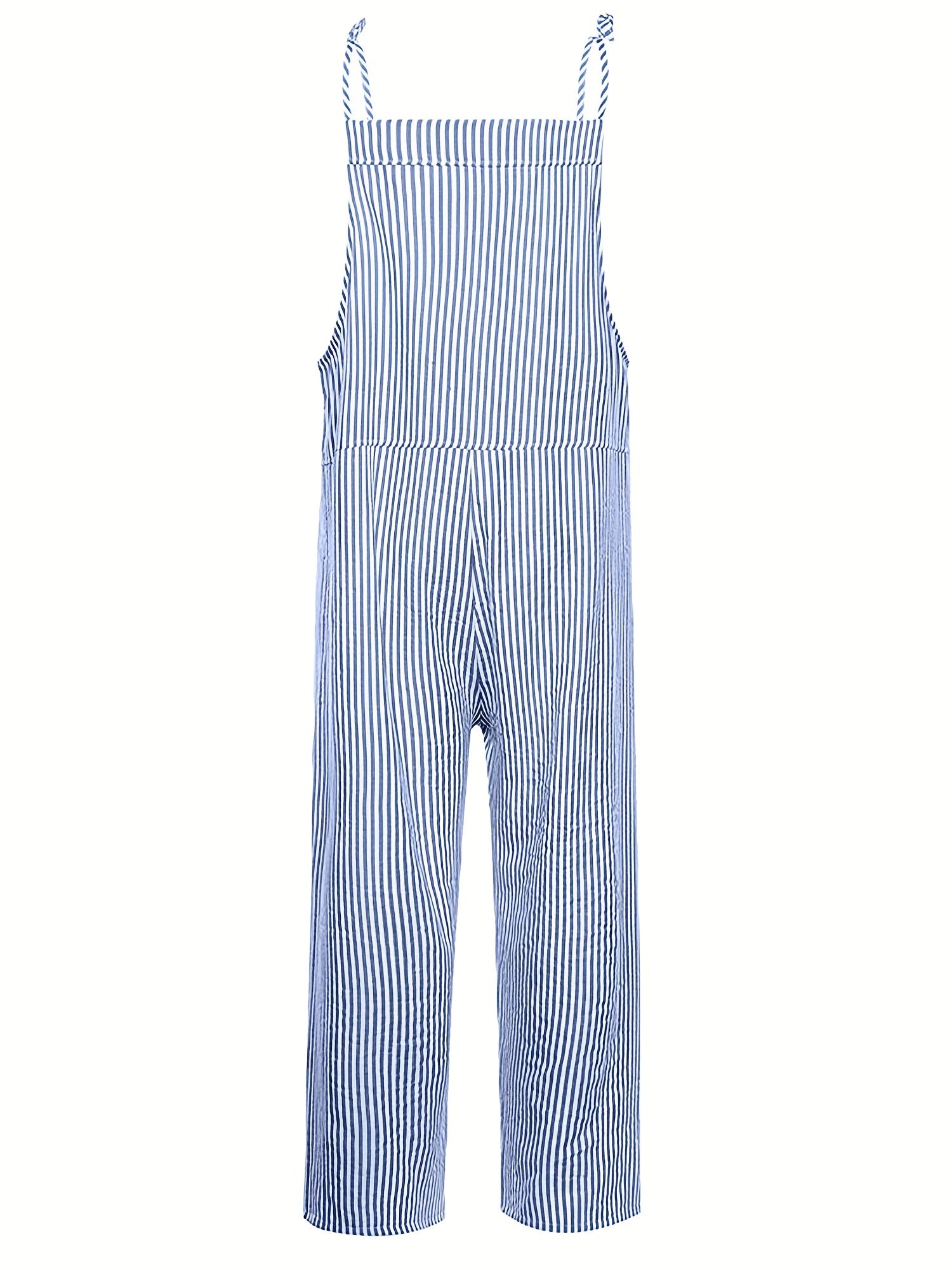 Striped Cami Jumpsuit Wide Leg Women's Clothing