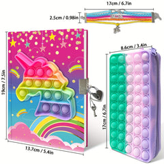 Gadgets Diary Set: Notebook, Pencil Case, Bracelet, Balloons