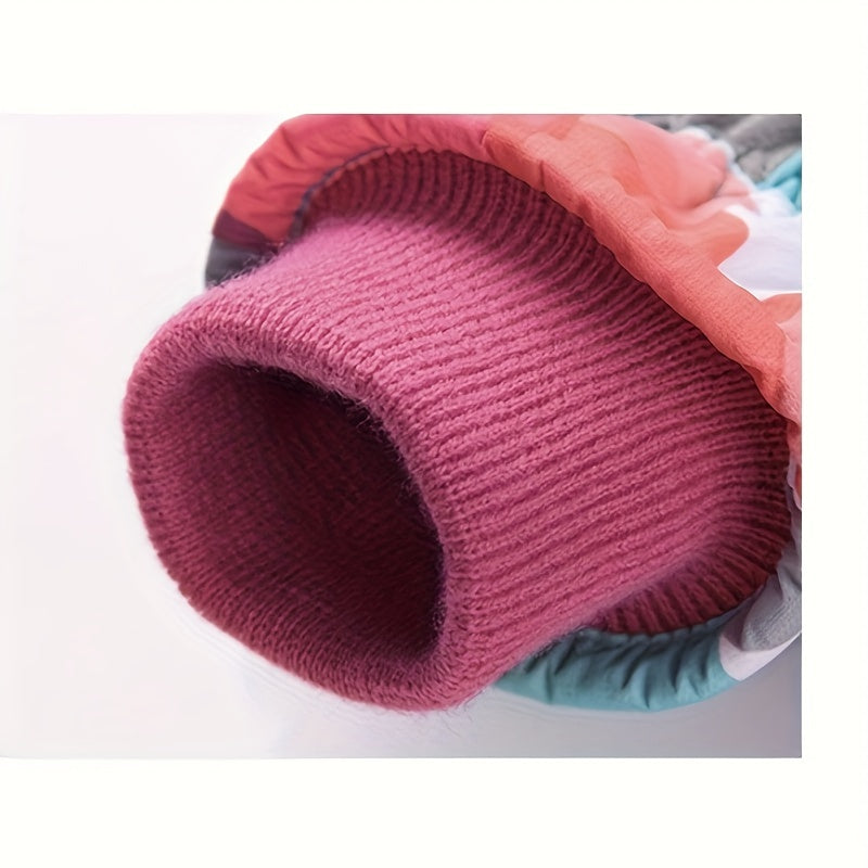 Children's Winter Skiing Gloves - Windproof and Waterproof