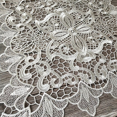Polyester Lace Tablecloth Embroidered Dining Table Mat