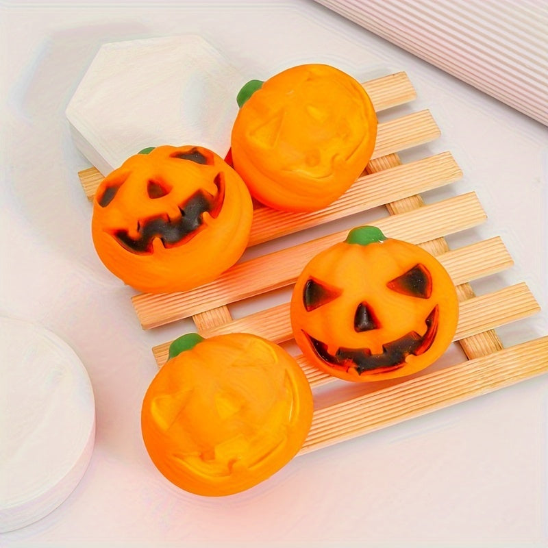 Halloween Pumpkin Squeeze Ball Funny Toy