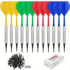 13g Soft Darts with Durable Plastic Tips - Home Entertainment Set