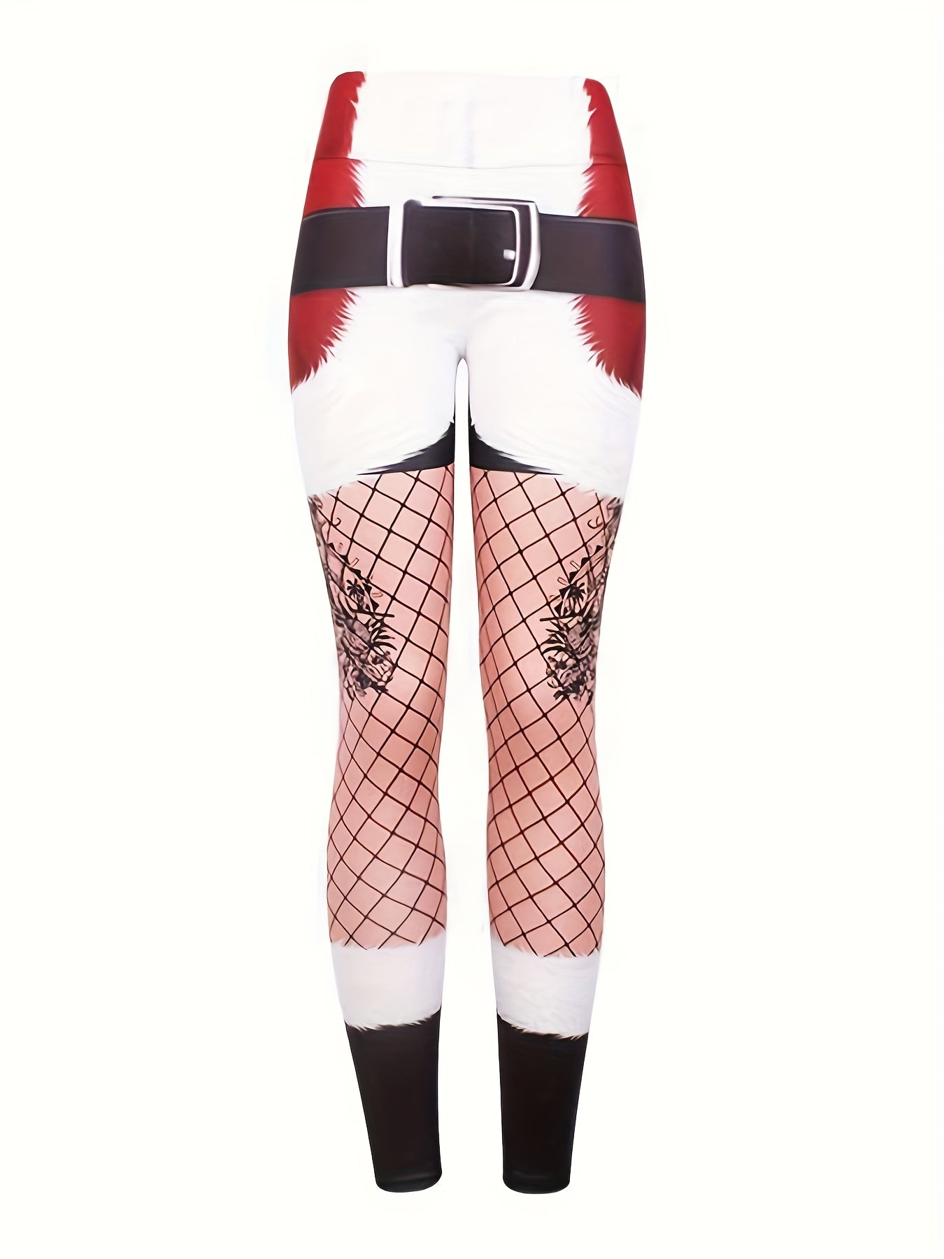 Christmas Print Fitness Yoga Pants Running Workout Sports Leggings