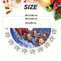 1pc Christmas Tree Skirts 121 92 Cm Christmas Tree Skirt Christmas Decorations