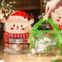 10pcs Christmas Gift Bags for Candy Packaging