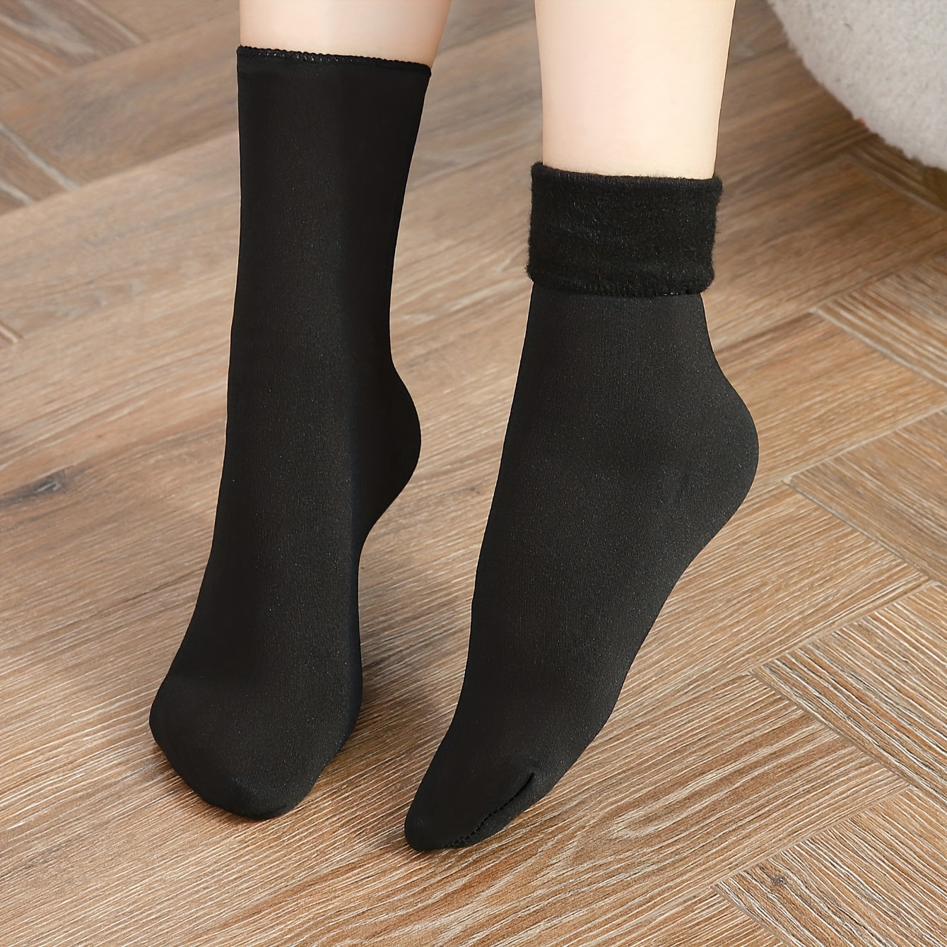 Warm & Cozy Fuzzy Socks Mid Tube Women's Stockings