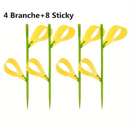 8pcs Yellow Insect Trap, Waterproof, Garden Pest Control