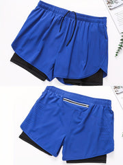 Men's Gym Running Shorts Quick Dry Workout Short