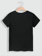 Heart Graphic Sports Short Sleeve T shirts Print Casual Slim Tops