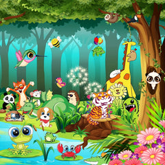 600pcs Cartoon Animal Stickers Waterproof Vinyl Scrapbook Decals