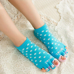 Polka Dot Yoga Fitness Socks Women's Stockings