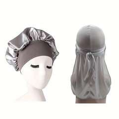 Couple Style Satin Hat Durag Bandana Turban Sleeping Cap