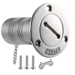 Stainless Steel Boat Gas Tank Cap Fuel Water Tank Deck Fill Filler Cap