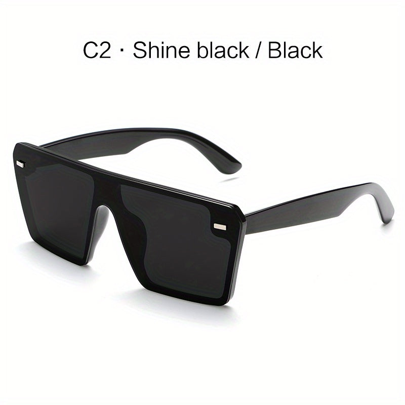 Men Square Frame Sunglasses UV Protection