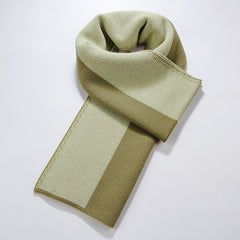 Men's Vertical Stripes Thick Scarf Warm