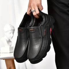 Men's Leather Slip On Loafers Casual Walking Shoes