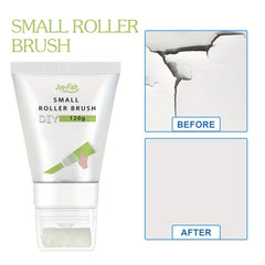 Small Rolling Brush Wall Repair Cream + Scraper - Quick Drying Patch
