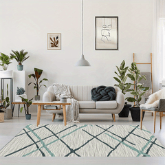 Green Large Carpet Modern Area Rug For Living Room