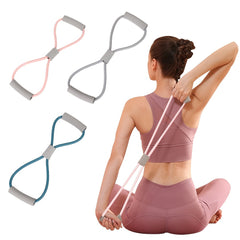 8 Shaped Back Stretcher Resistance Band Home Fitness Workout