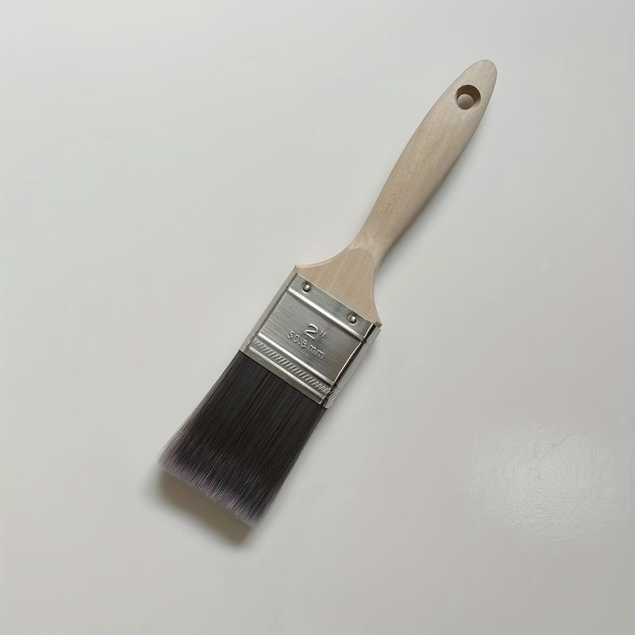 1pc Flat Paint Brush For Walls 5.08cm Easy to Clean Soft Filament