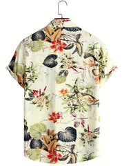 Men's Hawaiian Shirt for Summer Vacation