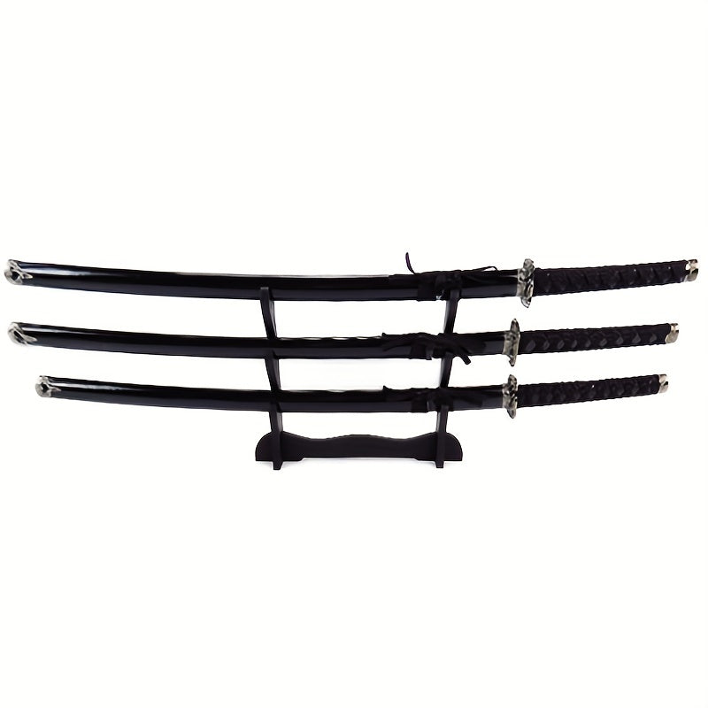 Japanese Samurai Sword Display Rack for 3 Swords