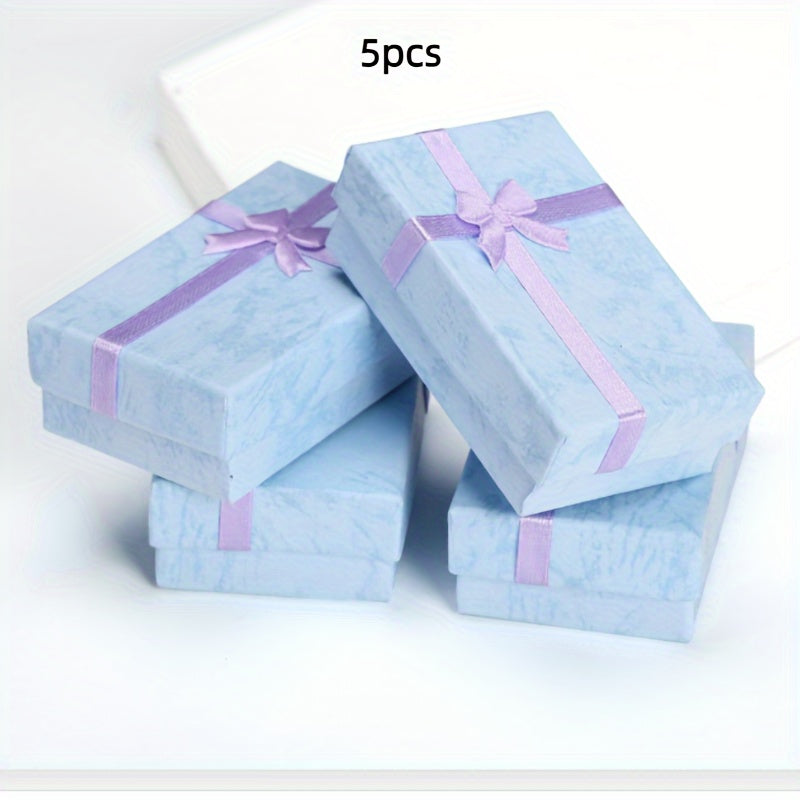 Rectangular Jewelry Box with Lid for Bracelet Ring - Necklace Storage