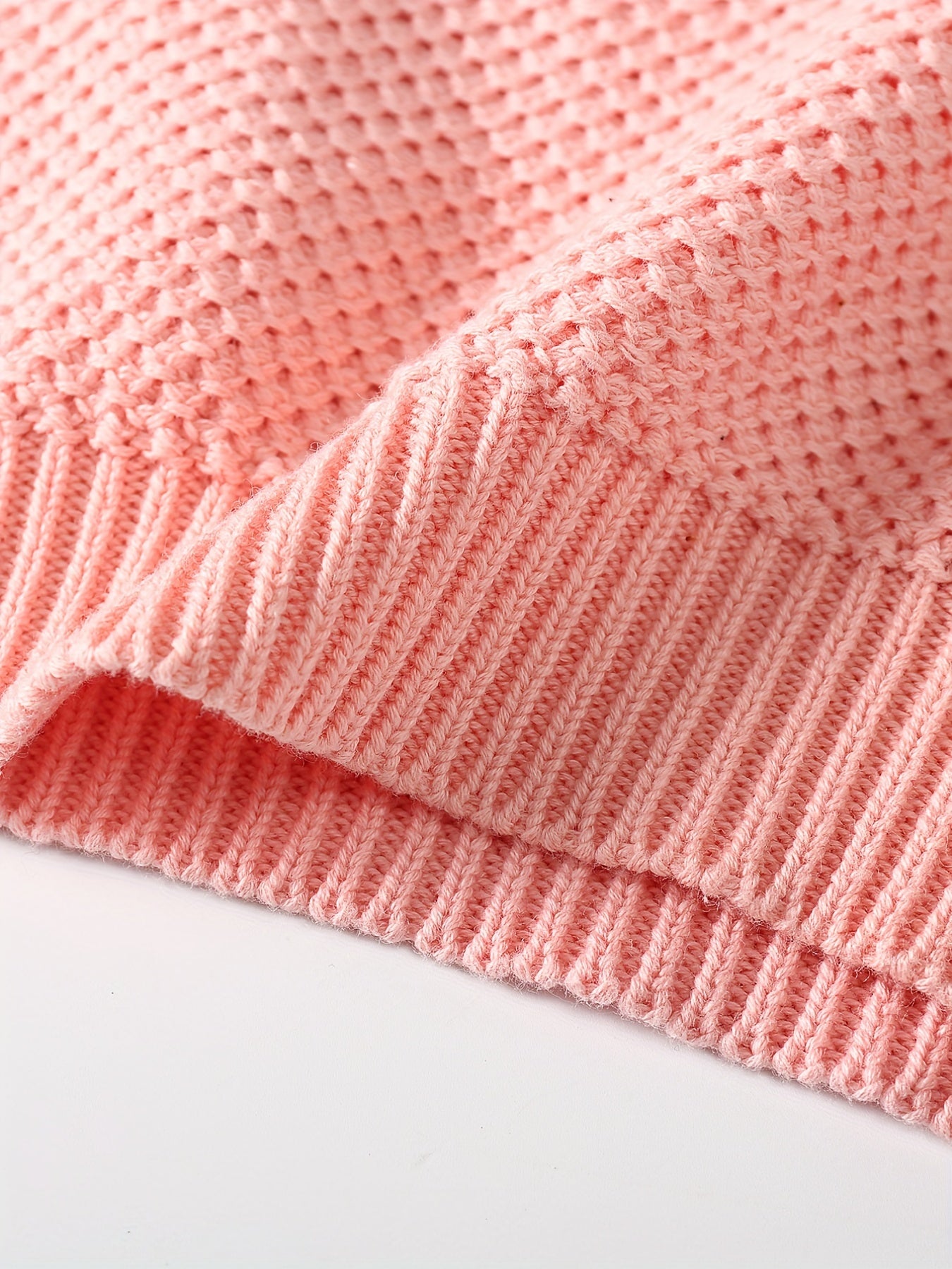 Baby Knit Sweater Set Long Sleeve Pullover Top Shorts 2pc Cotton Set