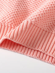 Baby Knit Sweater Set Long Sleeve Pullover Top Shorts 2pc Cotton Set