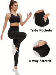 Women's Butt Lift Sports Leggings High Waisted Tummy Control Yoga Pants