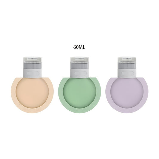 3pcs Silicone Travel Bottles Toiletries 60 90ml Leak Proof Refillable