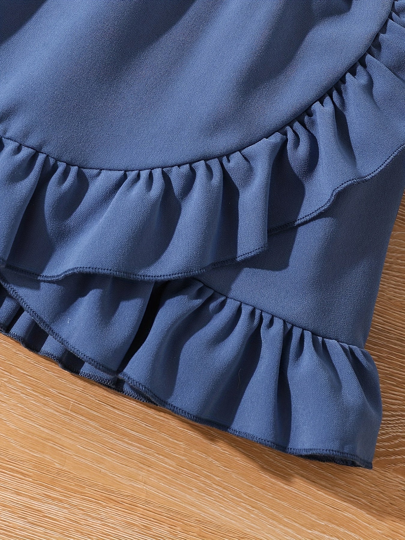 Girls Suspender Dress Set Sleeveless Top Elastic Skirt With Bow