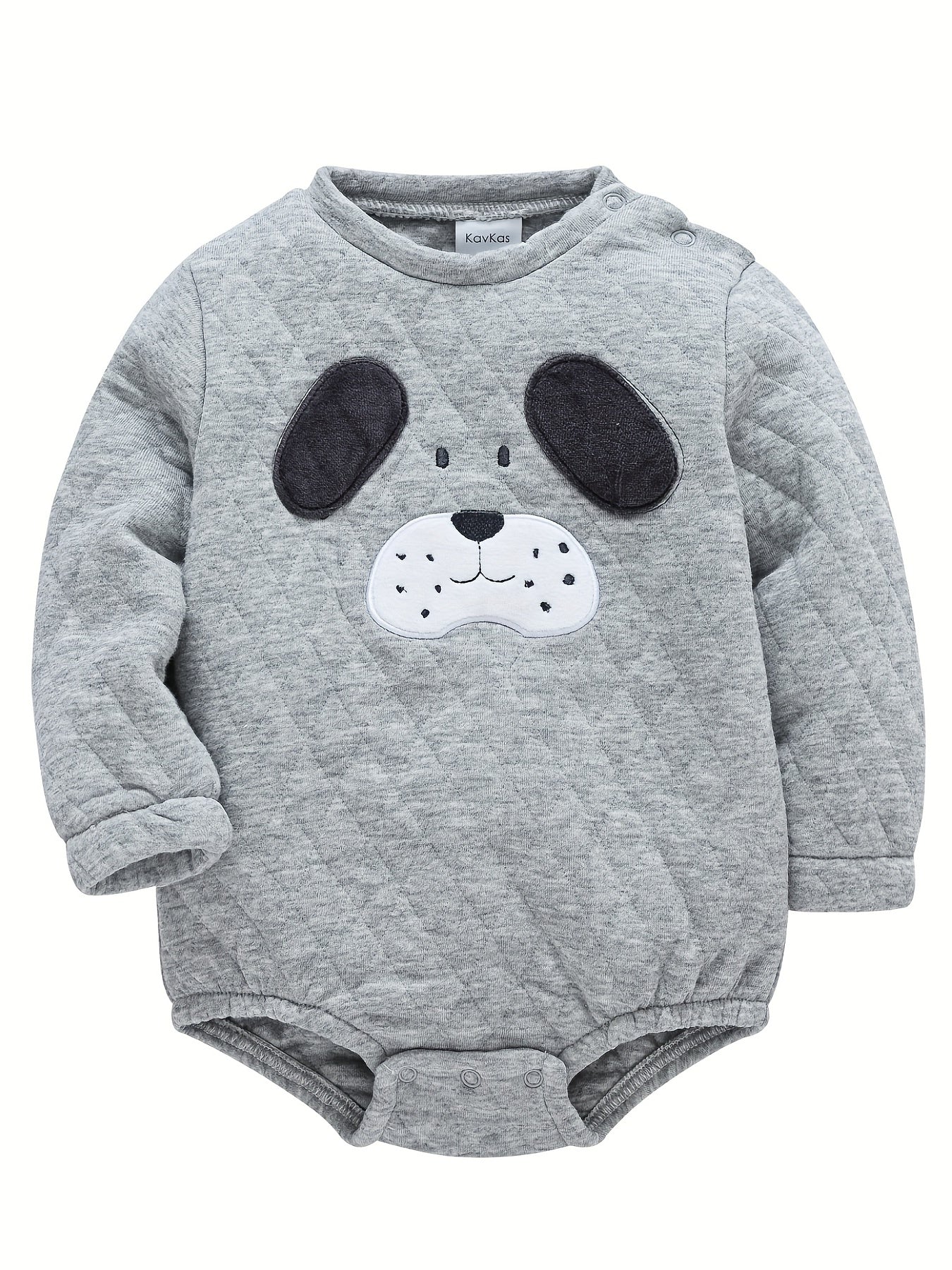 Cotton Animal Print Baby Romper Long Sleeve