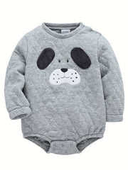 Cotton Animal Print Baby Romper Long Sleeve