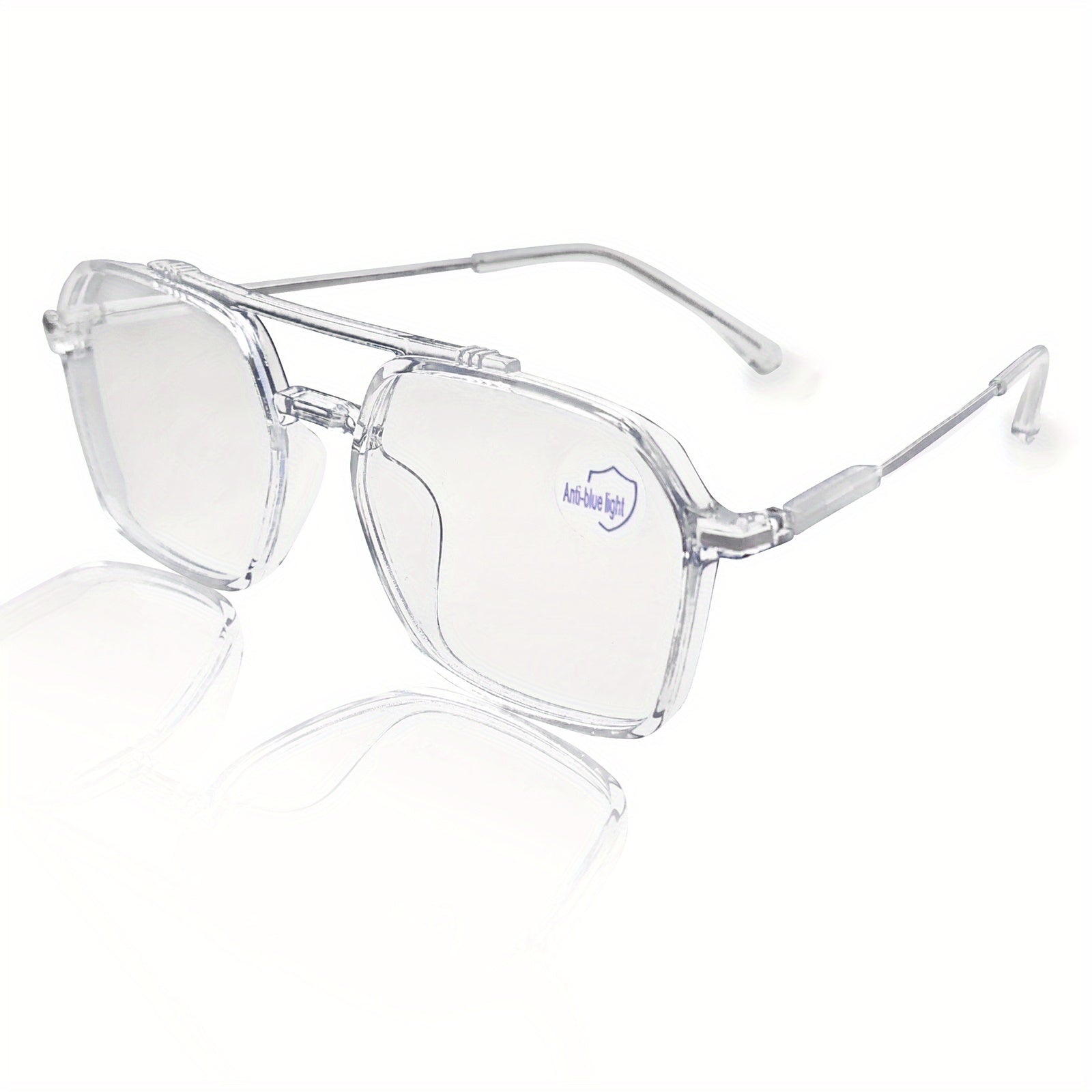 Men's Anti Light Reading Glasses With Pounch