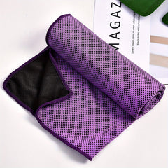 6pcs Quick Drying Sport Towel Solid Color Fiber Towel for Yoga Gym Camping