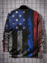 Flag All Over Print Men's Long Sleeve T-shirt