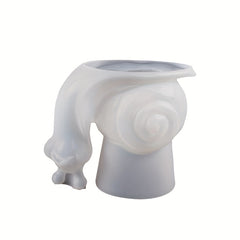 Snail Silicone Mold Garden Potting Box Succulent Plant Ornament