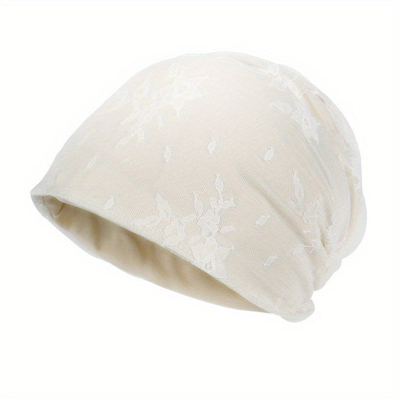 Soft Lace Turban Sleep Cap Chemo Hat for Men and Women