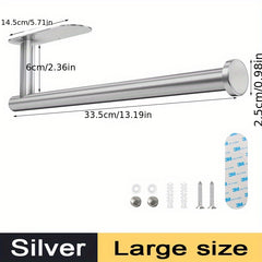 Self Adhesive Toilet Roll Holder Stainless Steel