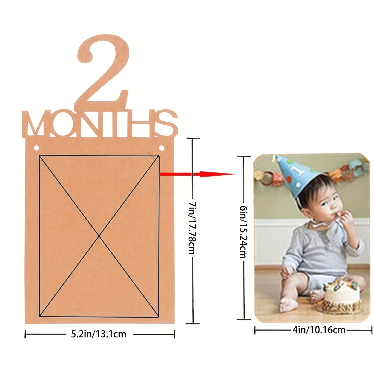 1st Birthday Photo Pull Banner One Year Old Decoration