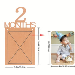 1st Birthday Photo Pull Banner One Year Old Decoration