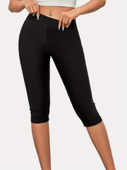 High Waist Comfy Swim Bike Cropped Pants
