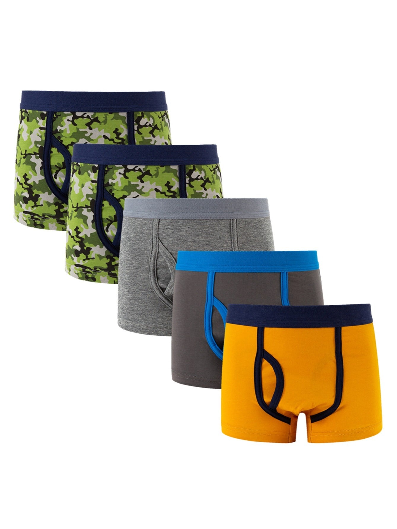 5pcs Boys Dinosaur Boxer Briefs Cotton Underpants