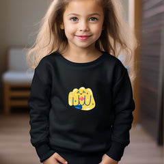 OERYUI Kids Cartoon Fist Graphic Sweatshirt Comfy Pullover